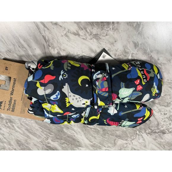 Burton Toddler Warmest Mittens Gloves Waterproof Insulated 2T Moonlit Grove NWT - Picture 5 of 6